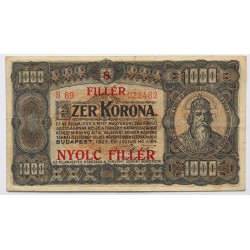 1000 korona 8 fillér 1923