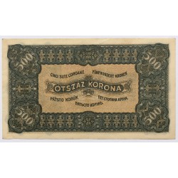 500 korona 1923 Pénzjegynyomda
