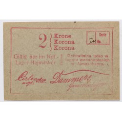 Hadifogolytábor Hajmáskér 2 korona