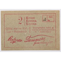 Hadifogolytábor Hajmáskér 2 korona