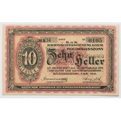 Hadifogolytábor Boldogasszony 10 fillér 1916