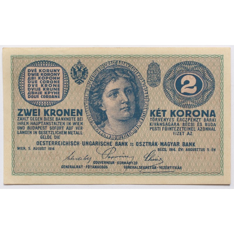 2 korona 1914 C sorozat