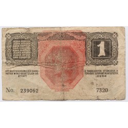 1 korona 1916 7000 feletti sorozatszám