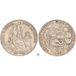 Peru 1 sol 1924