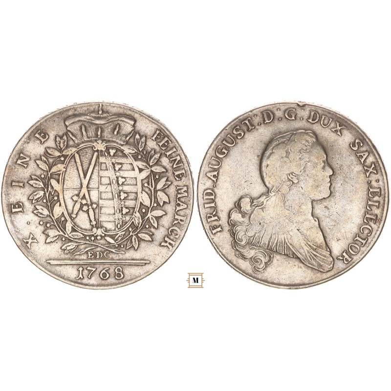 Szászország tallér 1768