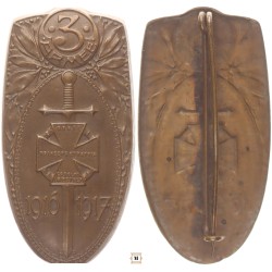 3. hadsereg 1916-1917 sapkajelvény