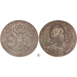 II. József koronatallér 1782 Brüsszel