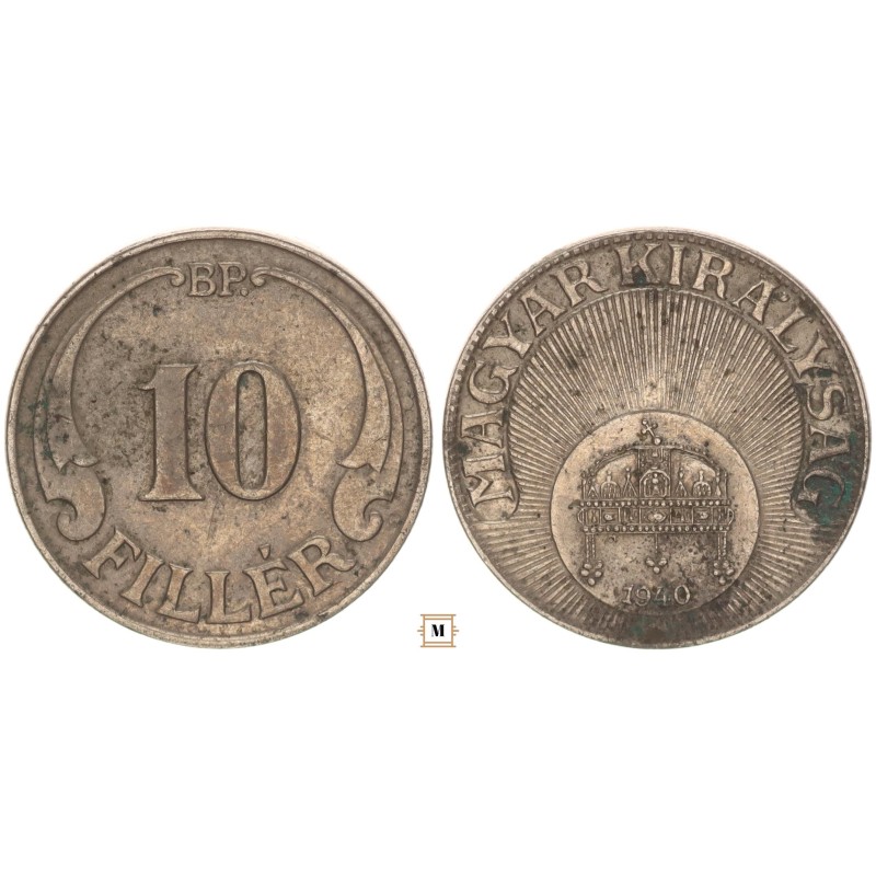 10 fillér 1940 BP R!