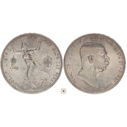 Ferenc József 5 corona Jubileumi 1908