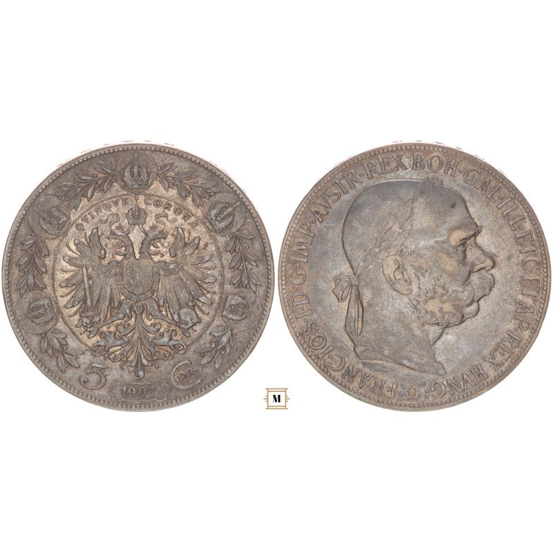 Ferenc József 5 corona 1900