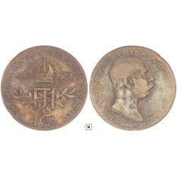 Ferenc József jubileumi 1 corona 1908