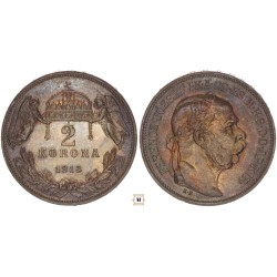 Ferenc József 2 korona 1912 KB