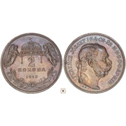 Ferenc József 2 korona 1913 KB