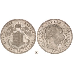 Ferenc József 1 forint 1869 KB