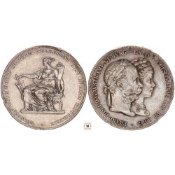 Ferenc József 2 gulden ezüstlakodalom 1879