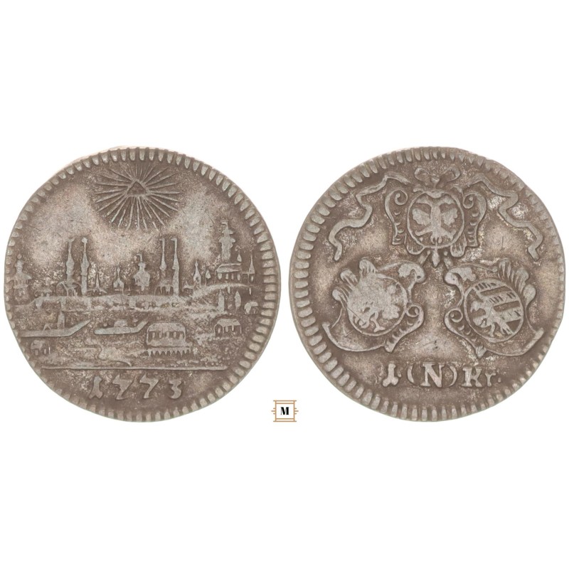 Németország, Nürnberg 1 krajcár 1773