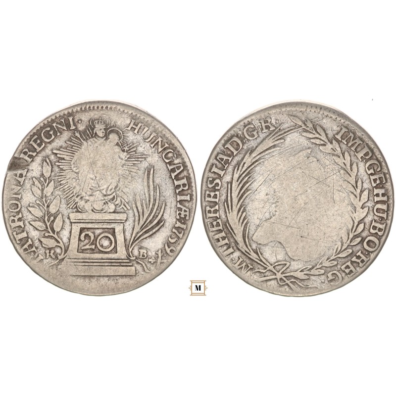 Mária Terézia 20 krajcár 1759 K-B