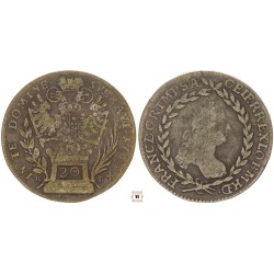 Lotharingiai Ferenc 20 krajcár 1763 K-B