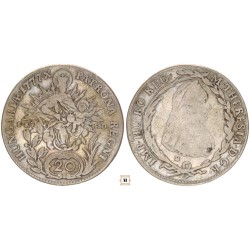 Mária Terézia 20 krajcár 1777 B/SK-PD