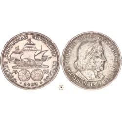 USA 1/2 dollár Chicagói világkiállítás 1892