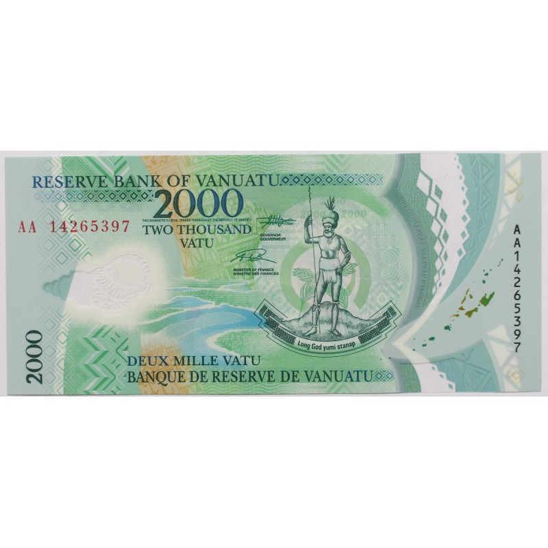 Vanuatu 2000 vatu 2014