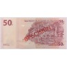 Kongó 50 frank 2000 Specimen Minta