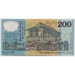 Sri Lanka 200 rúpia Függetlenség 50. évfordulója 1998