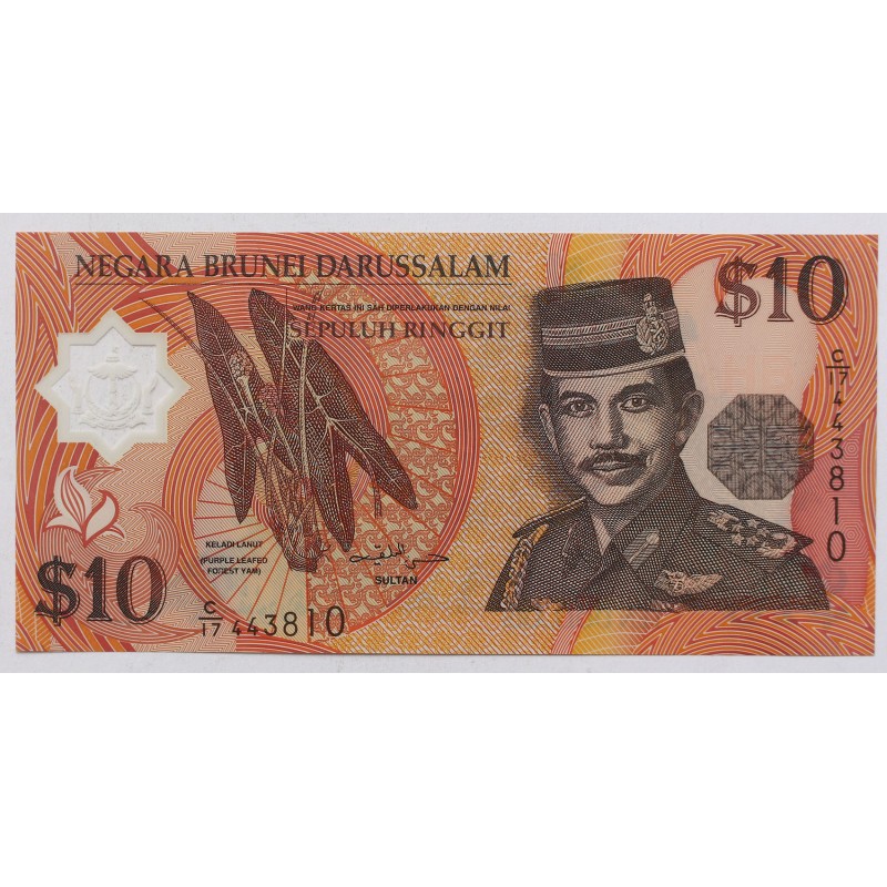 Brunei 10 dollár 1998