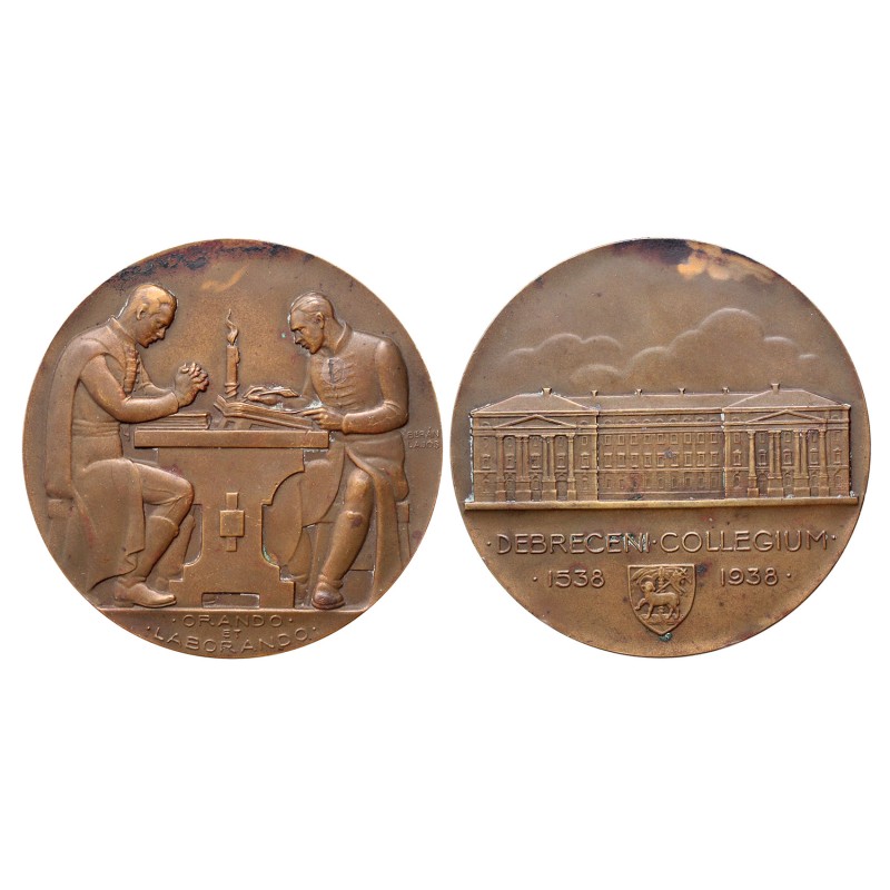 Debreceni Kollégium 400 éves 1538-1938 érem, Berán