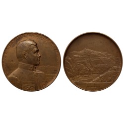 Kövess Hermann altábornagy - Lovcen 1916 bronz érem
