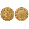TESZ Nemzeti Munkahét 1934 aranyozott bronz érem, Berán