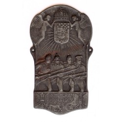 In memoriam 1914-1918 jelvény - Orsz. Hadsegélyező bizottság jelvény osztálya