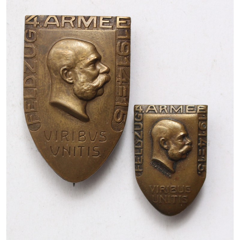 4. Hadsereg hadjárata 1914-15 sapkajelvény