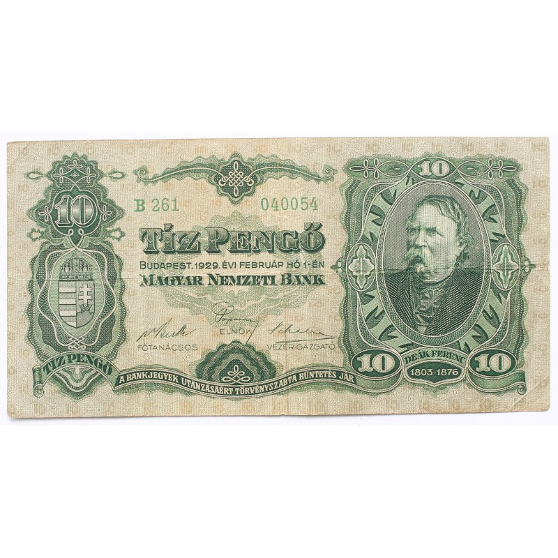 10 pengő 1929