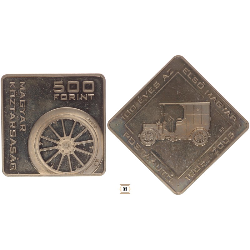 500 forint Postaautó 2005 BP