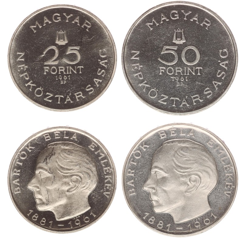 25-50 forint Bartók Béla 1961 BP