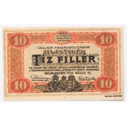 Hadifogolytábor Hajmáskér 10 fillér 1916