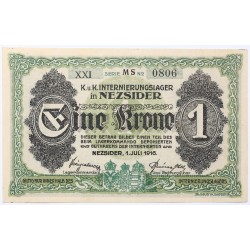 Hadifogolytábor Nezsider 10 korona 1916