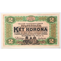 Hadifogolytábor Hajmáskér 2 korona 1916
