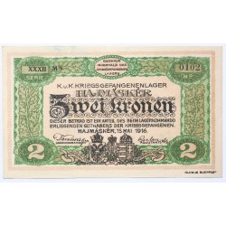 Hadifogolytábor Hajmáskér 2 korona 1916