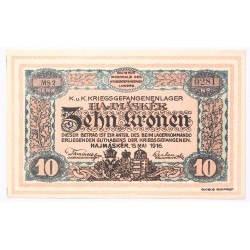 Hadifogolytábor Hajmáskér 10 korona 1916