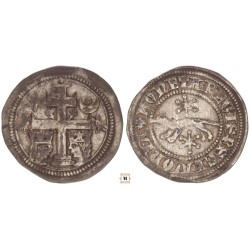 Szlavón denár IV. Béla 1235-70 ÉhSz 4 madár - madár