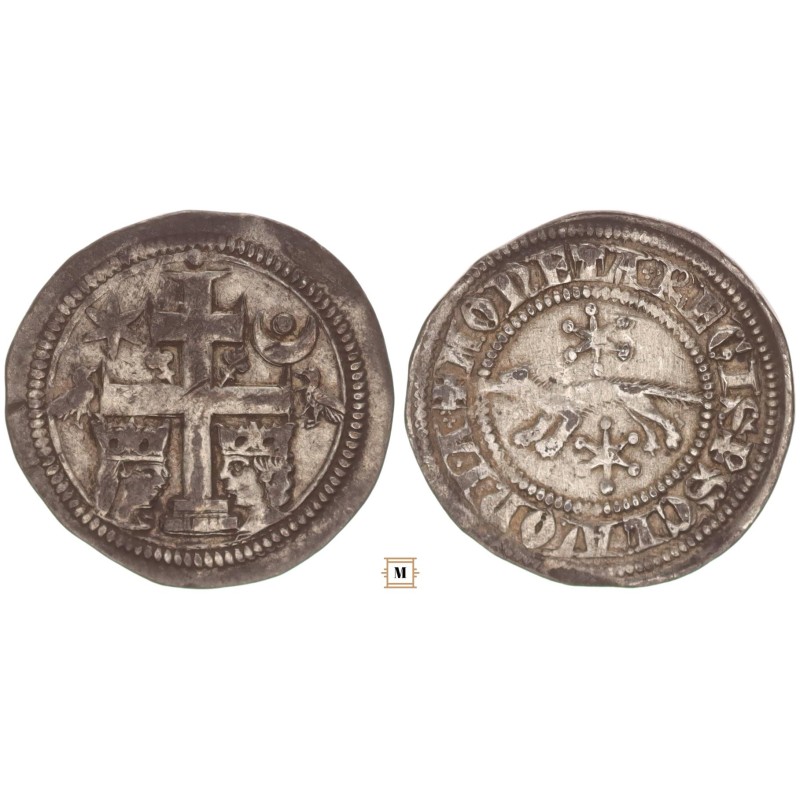 Szlavón denár IV. Béla 1235-70 ÉhSz 4 madár - madár
