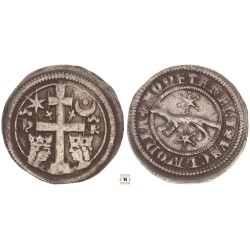 Szlavón denár Németújvári Henrik Bán 1267-70 ÉhSz 11 h-R
