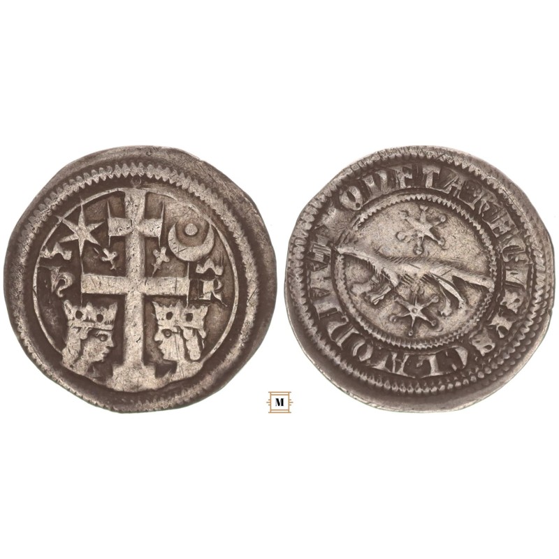 Szlavón denár Németújvári Henrik Bán 1267-70 ÉhSz 11 h-R