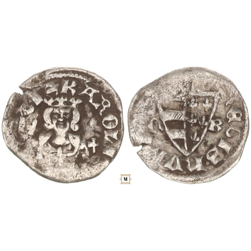 Károly Róbert 1307-42 denár ÉH 393 C - R Kassa