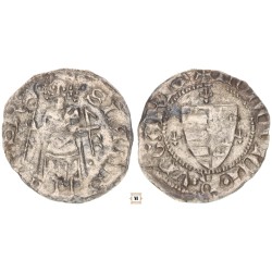 I. Lajos 1342-82 denár ÉH 429 Buda