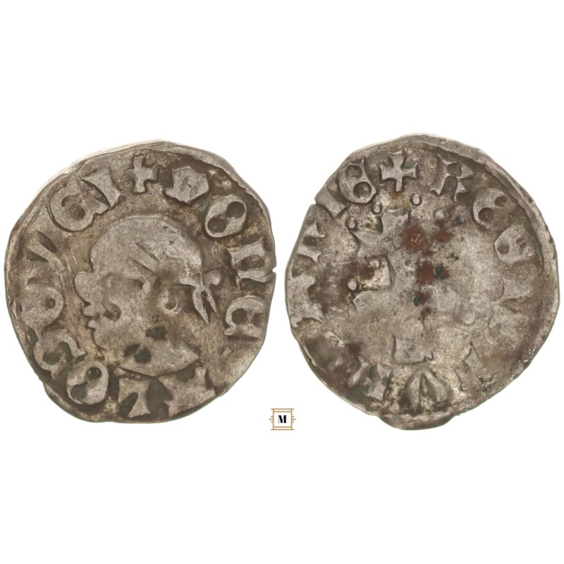 I. Lajos 1342-82 denár ÉH 432