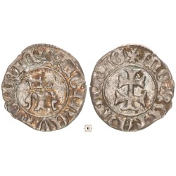 Mária 1382-87/1395 denár vjn. vonalkör ÉH - /442/