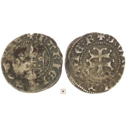 Mária 1382-87/1395 denár "A" ÉH 443